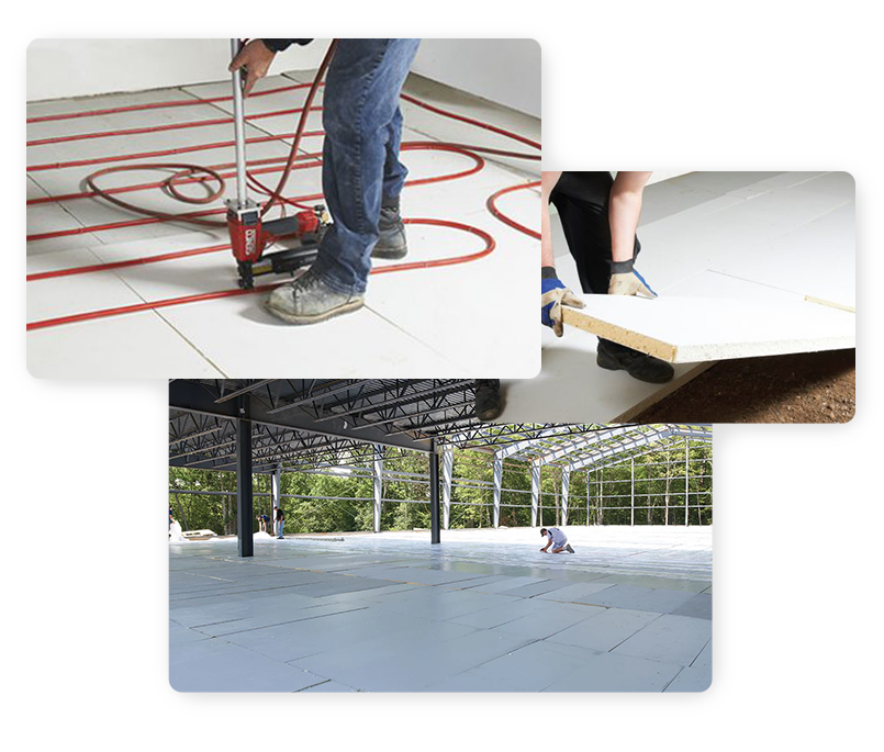 Under Concrete Insulated Floor Panels Available for each flooring store setup